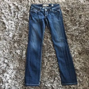 Buckle Skinny Blue Jeans